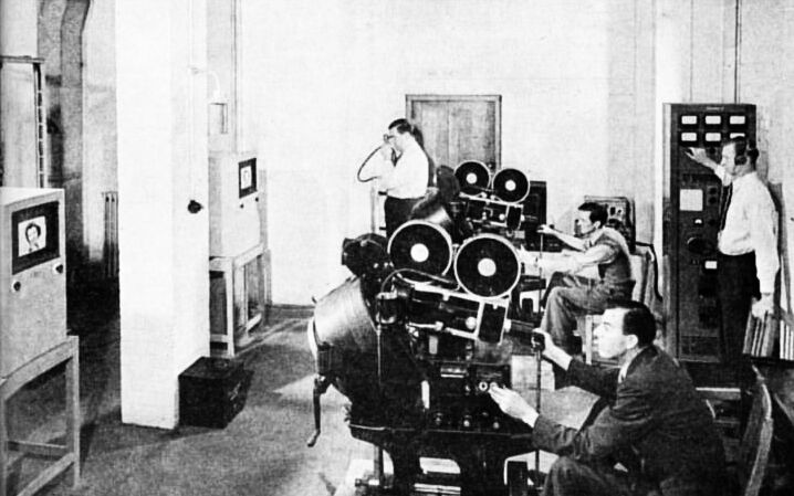 Mechau film recorders / projectors at Alexandra Palace